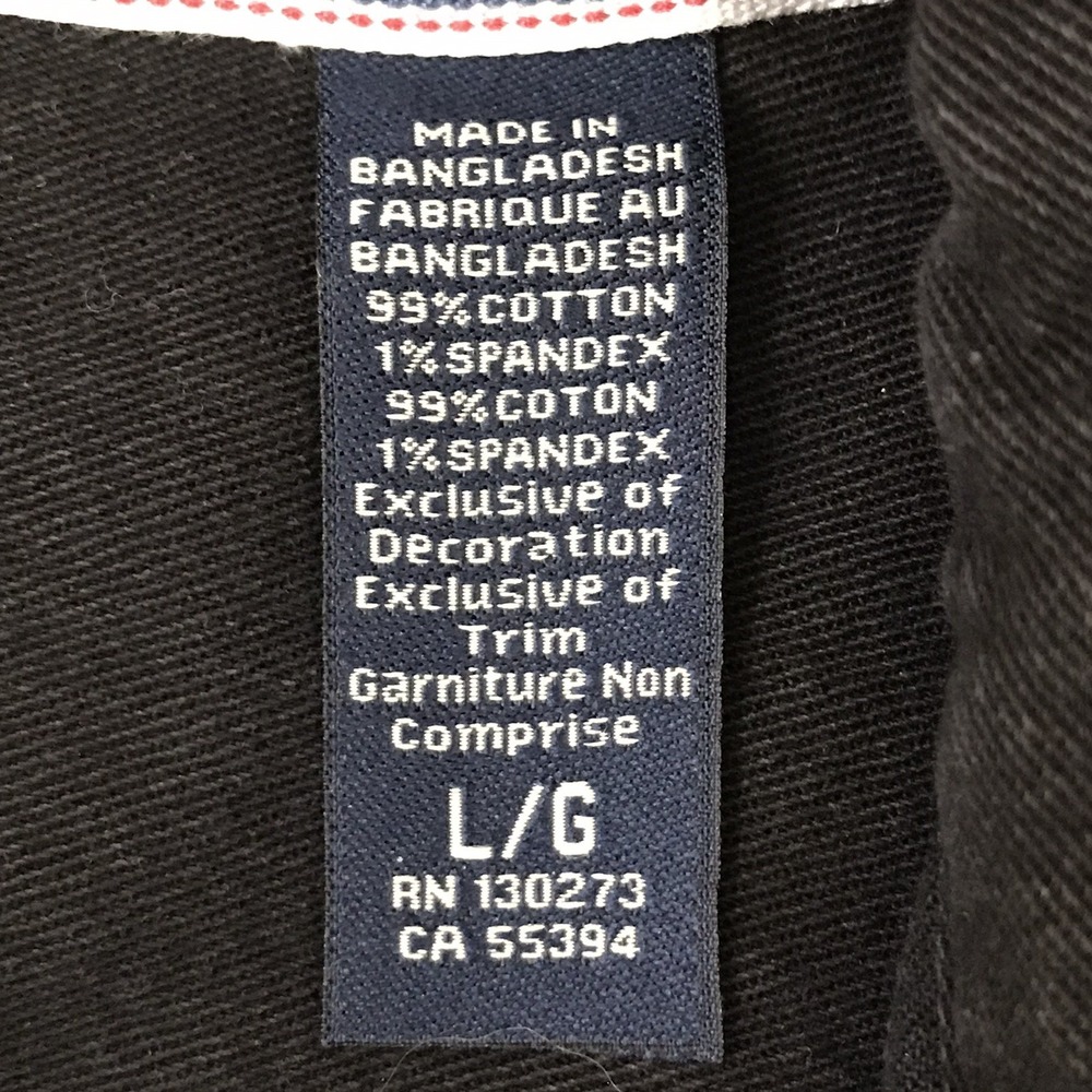Wrangler Black Denim Shirt Pearl Snap Mens Large Dark Wash Western Yoke Rodeo - Picture 5 of 14